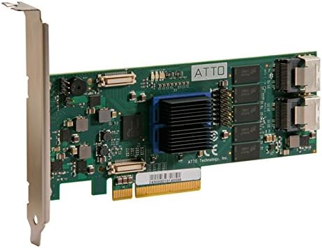 ATTO ESAS-H608-000 Expressas H608 8-Port פנימי 6GB/S SAS/SATA PCIE 2.0 מתאם RAID