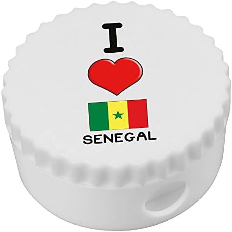 Azeeda 'אני אוהב את Senegal' מחדד עיפרון קומפקטי