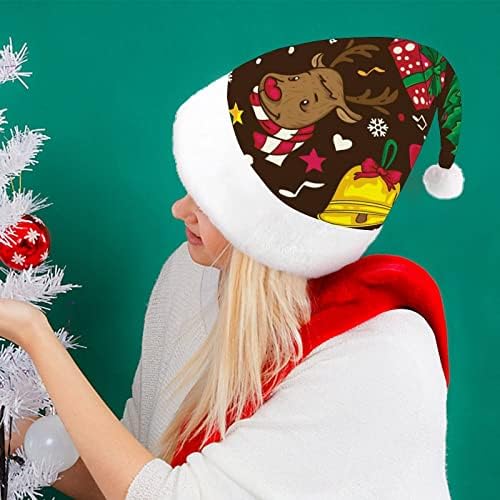 צבעוני חג המולד אלמנטים חג המולד כובעי בתפזורת מבוגרים כובעי חג המולד כובע לחגים חג המולד ספקי צד