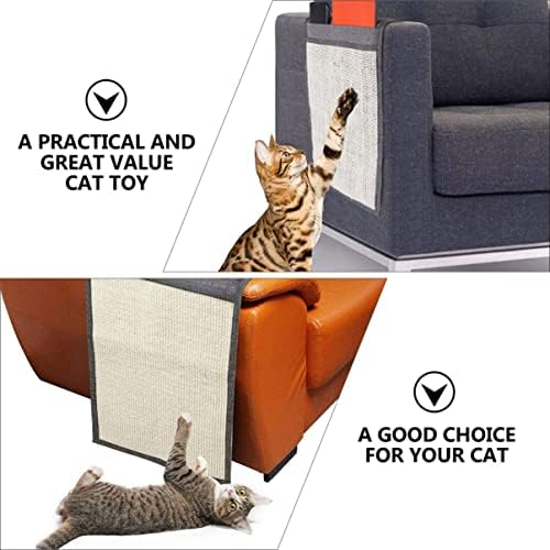 2 יחידות ספה שטיח טבעי הגנה של עבור ספות שטיחים שטיח לוח ספה מגן שריטה רצפת גרדן קרטון כיסא חתול סיסל ריהוט