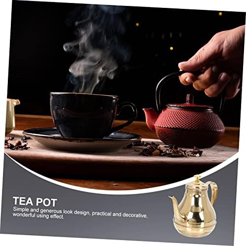 יארדווה נירוסטה חלב סיר תה תה חשמלי יצרנית קרמיקה סיר תה קפה Percolator Metal Metal Kettle