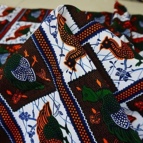 אפריקה בד על ידי חצר ניגרי בדים אפריקאי כותנה הדפסת אנקרה שעוות רקמות השמפניה שעווה אפריקאי שעווה-אנקרה