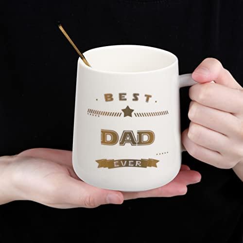 מוקלו הטוב ביותר אבא אי פעם קפה ספל אבא מתנות יום הולדת חג המולד מתנות לאבא מבת בן, חדש אבא קרמיקה תה כוסות