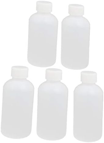 5 יחידות 250 מיליליטר פלסטיק צילינדר מעבדה מגיב בקבוק מדגם איטום בקבוק (בוטיגליה די פלסטיקה דל