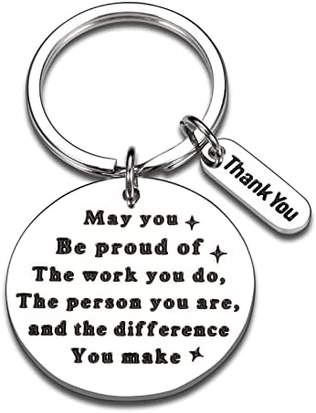 בוסים יום הערכה מתנות עבור בוס ליידי אתה יכול להיות גאה בעבודה שאתה עושה מחזיק מפתחות עבור מתנדב מאמן