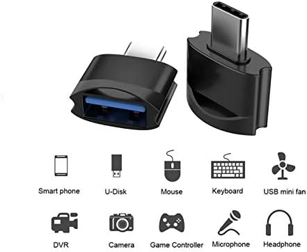 Tek Styz USB C נקבה ל- USB מתאם זכר תואם ל- LG G8X ThinQ שלך עבור OTG עם מטען Type-C. השתמש במכשירי