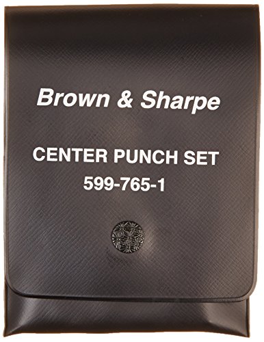 Brown & Sharpe 599-765-1 סט אגרוף מרכזי חמש חלקים