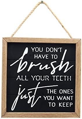 Parisloft אתה לא צריך לצחצח את כל השיניים שלך, רק את אלה שאתה רוצה לשמור על קיר אמבטיה תלות בעיצוב