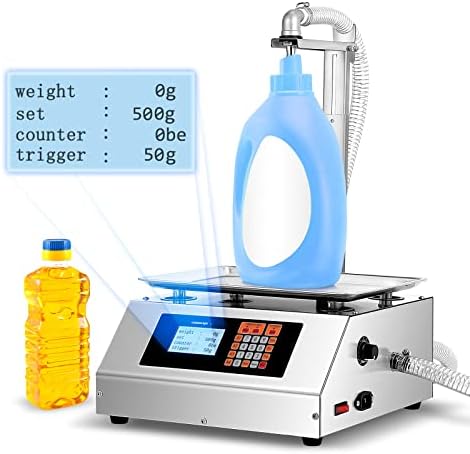 מונשאן צמיג נוזל מכונת מילוי 50-19000 גרם אוטומטי משקל מכונת מילוי עבור מיץ, אבקת כביסה, ג ' ל, מקט שמן