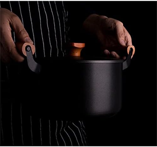 כלי בישול סט 7 חתיכה יצוק ברזל סיר ביתי ללא ציפוי מחבת שאינו מקל אינדוקציה סט מתאים מטבח תכונה: