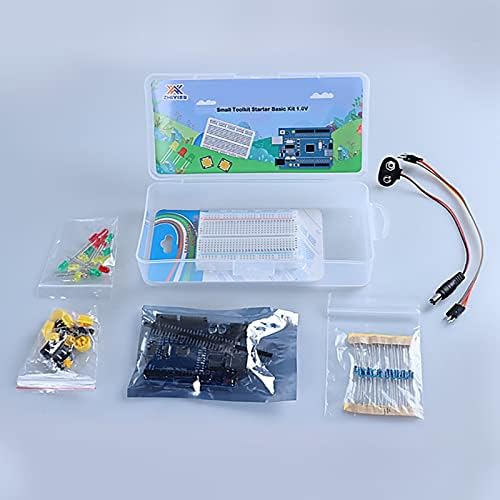 ערכת המתנע האלקטרונית של Huayuxin DIY המיועדת לערכת uno arduino, ערכת אלקטרוניקה של מעגלים 12-in-1