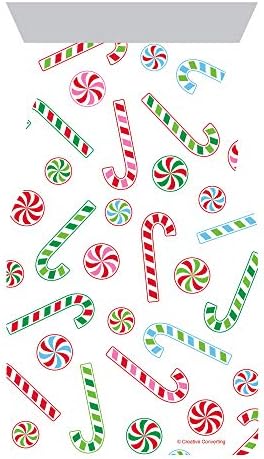 המרת יצירתי שקיות לטובת סוכריות חג המולד, 9 איקס 5, צבע רב