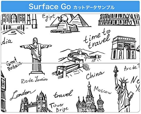 כיסוי מדבקות של Igsticker עבור Microsoft Surface Go/Go 2 אולטרה דק מגן מדבקת גוף עורות 009995 נוף מדינות זרות נוף