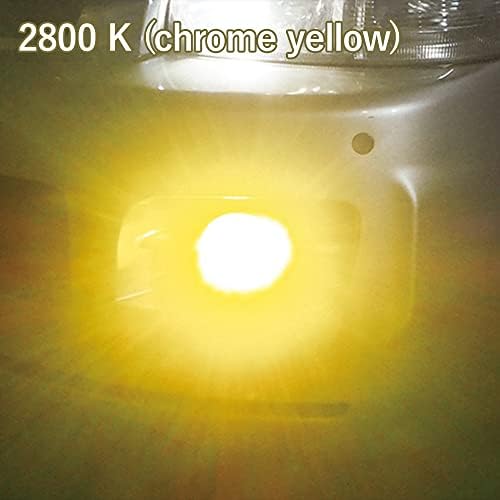 אור מיזוג אור, מיוצר ביפן, פנס LED/אור ערפל לרכב, α H8/H9/H11/H16 2800K, בדיקות רכב בסדר, 3600 LM,