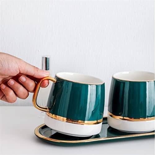 WYKDD מברשת שיניים כוס שטיפת פה כוס שטיפה כוס שטיפה כוס שיניים קרמיקה כוס אמבטיה ביתית בסגנון אירופי