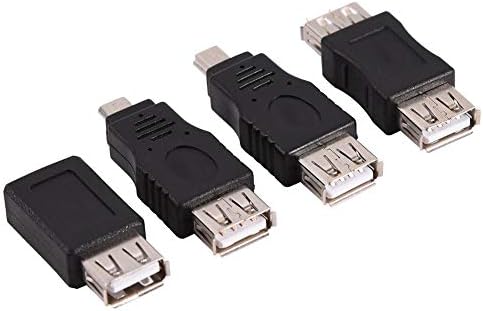 SOOBU MINI MINI USB מתאם, מתאם USB2.0 שחור, מתאם ל- USB1.1/1.0