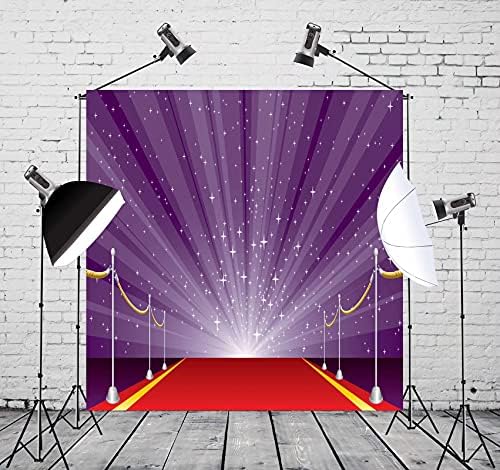 לוקור 5 * 3 אדום שטיח בד רקע שחור אופנה פרסים טקס רקע הוליווד תמונה שטיח מסיבת יום הולדת דקור לנשף