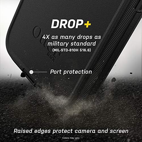 Otterbox iPhone 12 & iPhone 12 Pro Defender Series Case - Varsity Blues, מחוספס ועמיד, עם הגנת