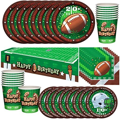 אוצרות מחונן יום הולדת כדורגל מסיבת קישוטים-משמש 24-אוכל דלוקס כדורגל ספקי צד-ספורט נושאים יום הולדת