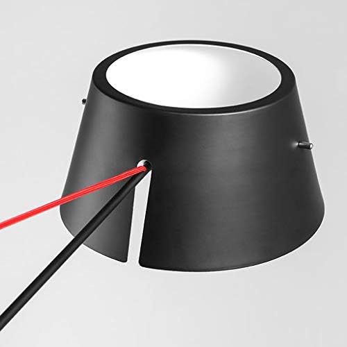 ZLXDP מנורת רצפה סטנדרטית אישיות שחורה יצירתית תאורת דיג ארוכה זרוע ארוכה לחדר שינה/סלון/לימוד/שולחן קפה // ספה