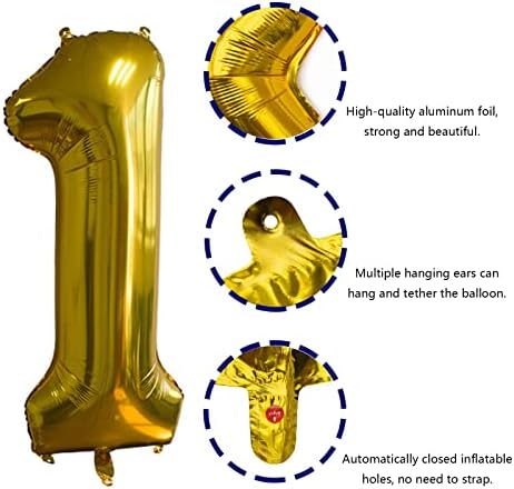 40 אינץ '80 מספרי בלונים זהב מספר הליום מספר 80 בלונים איטום עצמי לקישוטים למסיבות יום הולדת ואספקת