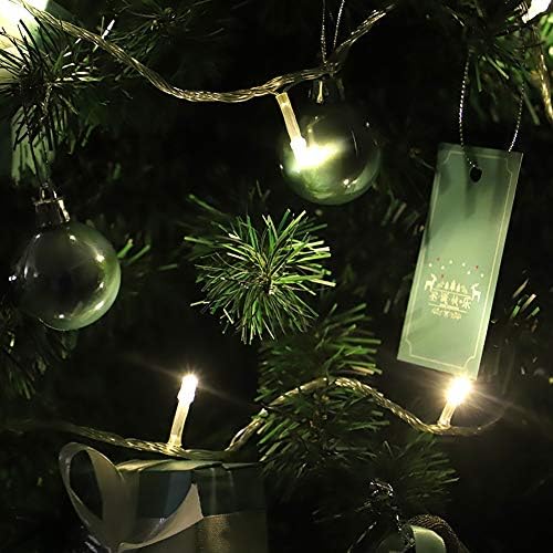 Dulplay לפני LED LED 7 ft עץ חג מולד מלאכותי, פירות יער אשוחית CONS CONS PVC TIP