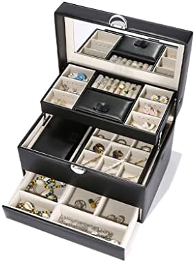 תיבת תכשיטים קופסא קופסאות אחסון קופסת תכשיטים שלוש קופסאות תכשיטים מסוג מגירות יכול לאחסן תצוגה של צמיד צמיד