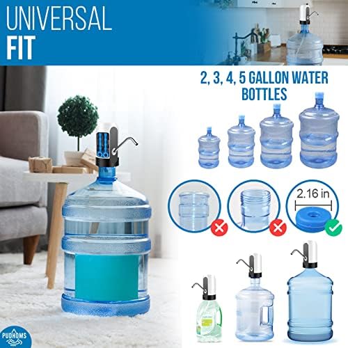 מתקן מים 5 ליטר-טעינה כושר אוניברסלי משאבת בקבוק מים לשתייה מים נייד אוטומטי חשמלי משאבת לבית מטבח משרד
