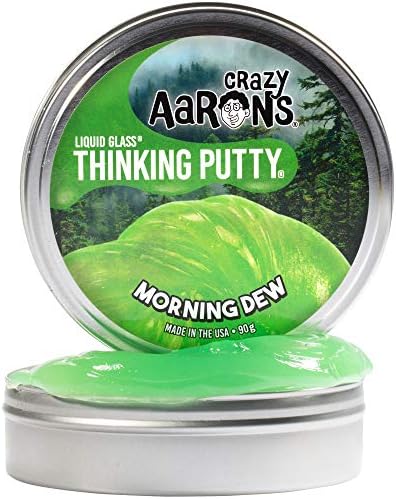 מרק החושב של אהרון משוגע - קול קולקציית זכוכית נוזלית ירוקה של בוקר - פח 4 אינץ ', אף פעם לא מתייבש