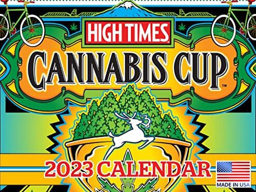 High Times Canabis Cup Calendar 2023 לוח חודשי תליה לוח יומן רוקי הר השממה הגדולה 30 יום שבועות 12 חודש כתיבה