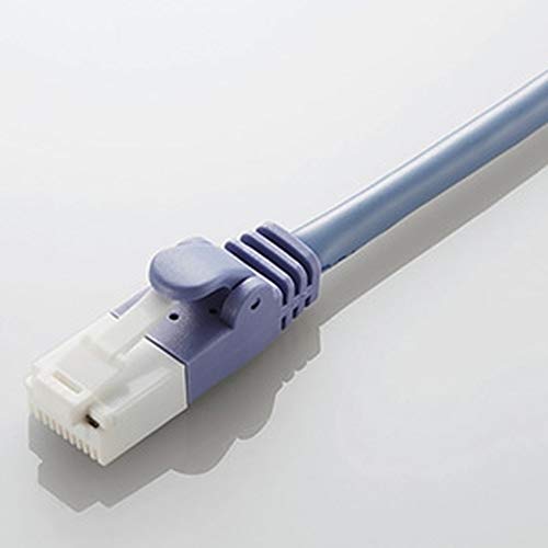 Elecom LD-CTT/BU30/RS LAN כבל, 98.4 רגל, תואם ROHS, כחול