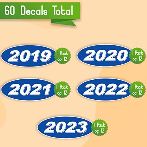 Versa Tags 2019 2020 2021 2022 2023 דגם סגלגל שנת סוחר מכוניות מדבקות חלונות נוצרות בגאווה בארצות הברית