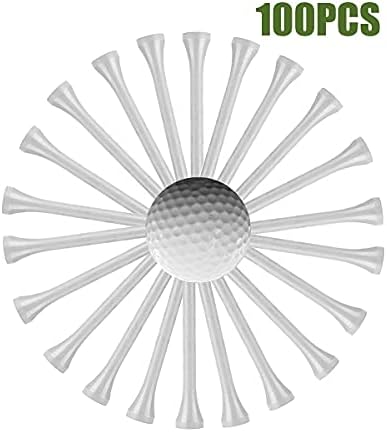 33 וו מקצועי עץ גולף טיז 2 3/4 אינץ טי חבילה של 100 גולף טי