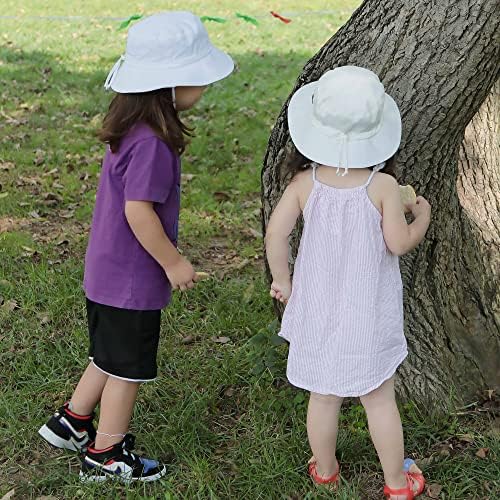 כובע פרופסור דלי שמש כובע לילדים upf 50+ הגנת UV הגנה שמש כובע כובע לפעוטות בנות בנות בנות ילדים