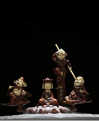 Fashion158 מהדורת אוסף -אמנות טופ -סין ארבע יצירות מופת מסע אל סאן ווקונג ווקונג עסק פסל פסל אמנות