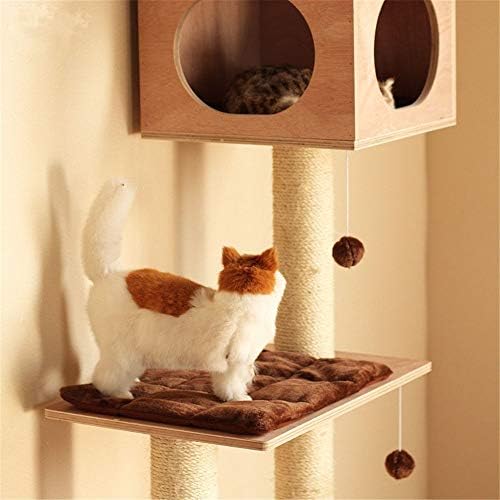 טונפופ חתול עץ דירה רב שכבתי חתול טיפוס מסגרת סיסל חבל קתהד חתול צעצוע שריטה עמיד חתול עץ גרם