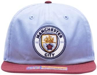 מאוורר דיו מנצ 'סטר סיטי' סווינגמן ' מתכוונן סנאפבק כדורגל כובע / כובע / כחול / קרדינל אדום