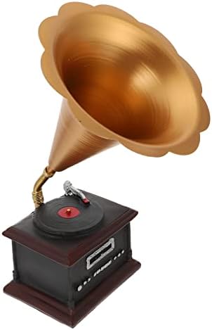 Abaodam 1pc gramophone קישוט מיני Vintag Phonograph