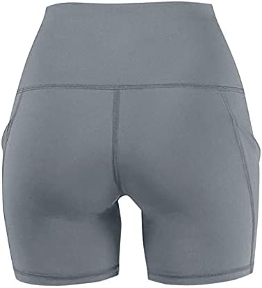 חותלות לאימון המותניים של אימון לנשים שולטות במכנסיים מכנסיים יוגה כיסי כיסים בטן מכנסי אימון מכנסי
