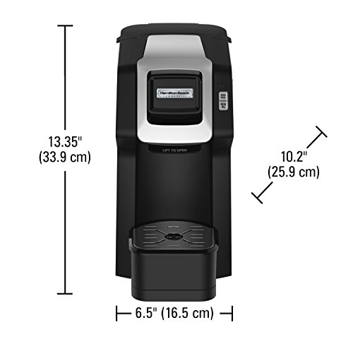 חוף המילטון מסחרי HDC311 מכונת קפה עם האירוח יחיד, שחור, 10.2 x 13.35 x 6.5 ב