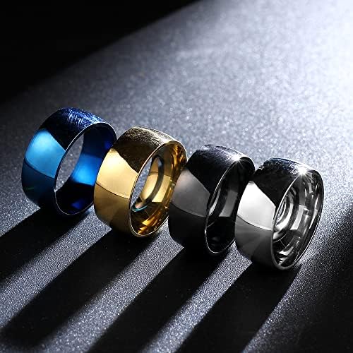 קולסו 8 ממ כחול טבעות לגברים ונשים אישית טבעת אישית טבעת חקוק טבעת-75859