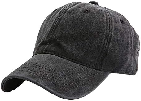 אופנה שטף כותנה במצוקה בייסבול כובע גברים נשים בציר כובעי רגיל מתכוונן אבא כובע נמוך פרופיל כובע