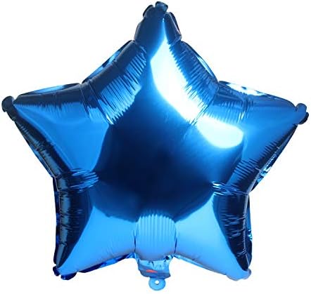 10 יחידות כוכב צורת רדיד מיילר הליום בלון 18 בלון מסיבת יום הולדת קישוט רדיד בלונים, חתונה,תינוק מקלחת דקור-כחול