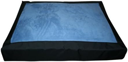 מוצרי חיות מחמד מזדמנים מיטת כלבים מחוספסת, גדולה, כחול בהיר 30 x 8 x 36 אינץ '