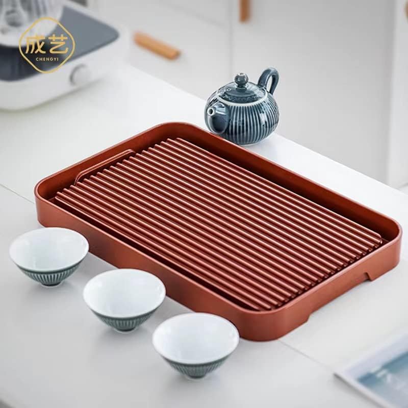 קופסת שולחן מגש תה סיני בגודל 14 אינץ 'לסט תה קונגפו
