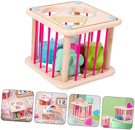 צעצוע 1 סט צורה זיהוי בצורת אבני בניין מעץ צעצועי תינוקות צעצועים פעימות אבני בניין לילדים מעץ עץ צורה