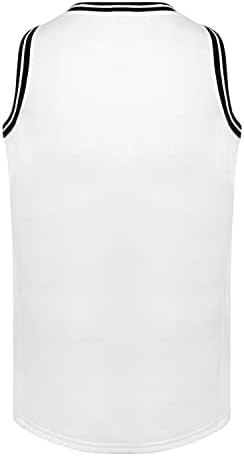 גופיית כדורסל ריקה של מזוספרו בגדי היפ הופ משנות ה -90 למסיבה, חולצות ספורט אימון אתלטי רגיל לגברים-3