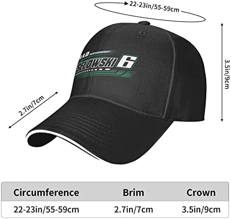 בראד קסלוסקי 6 בייסבול כובע מתכוונן כושר כובע גברים נשים עבור ריצה אימונים ופעילויות חוצות אבא כובע כובע