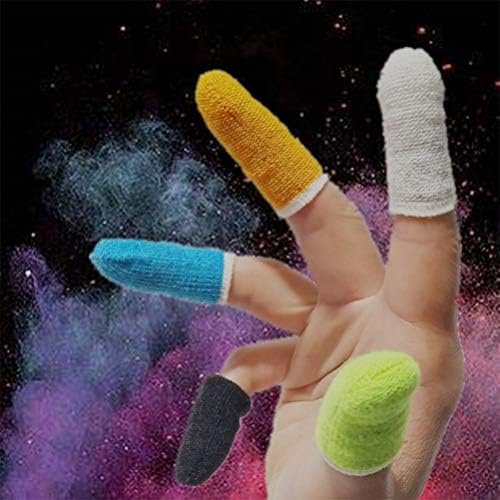 אביזרי מגן 10 יחידות מגיני אצבע אצבע כובעי אצבע שרוול קצות אצבעות כיסוי מיטות אצבע עבור דלקת פרקים,