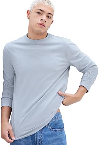 חולצת טריקו של שרוול ארוך יומיומי של גברים